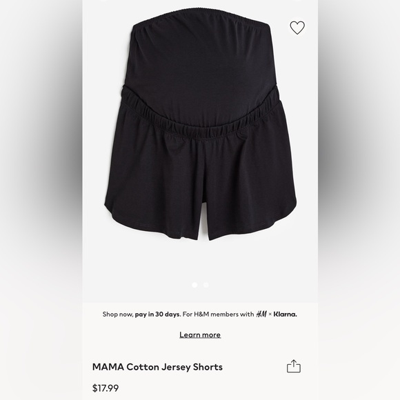 Excellent condition H&M maternity bundle: joggers, shorts, skirt, dress - Picture 2 of 5